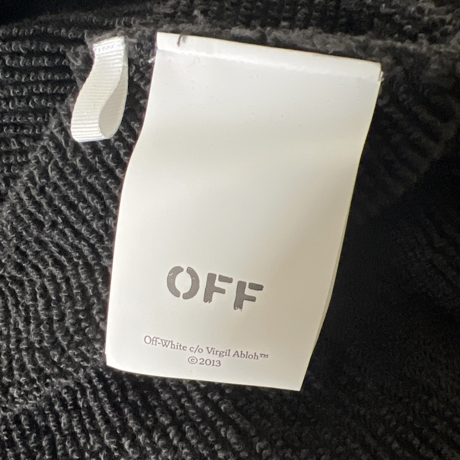 Size XL- Off-White BW St. Matthew Over Hoodie 'Black/Grey’ - No Drawstring