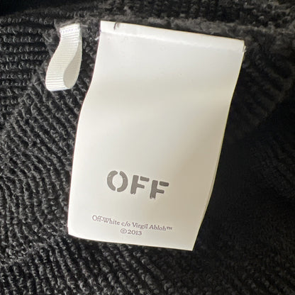 Size XL- Off-White BW St. Matthew Over Hoodie 'Black/Grey’ - No Drawstring