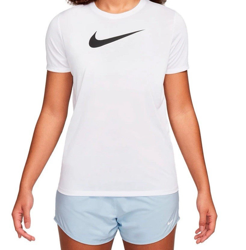 Size Large- Nike Womens Dri-Fit Graphic White Tee