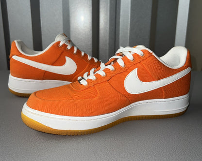 Size 11.5 Wmns or 10 Men’s - Air Force 1 Low Canvas ‘Orange Peel’