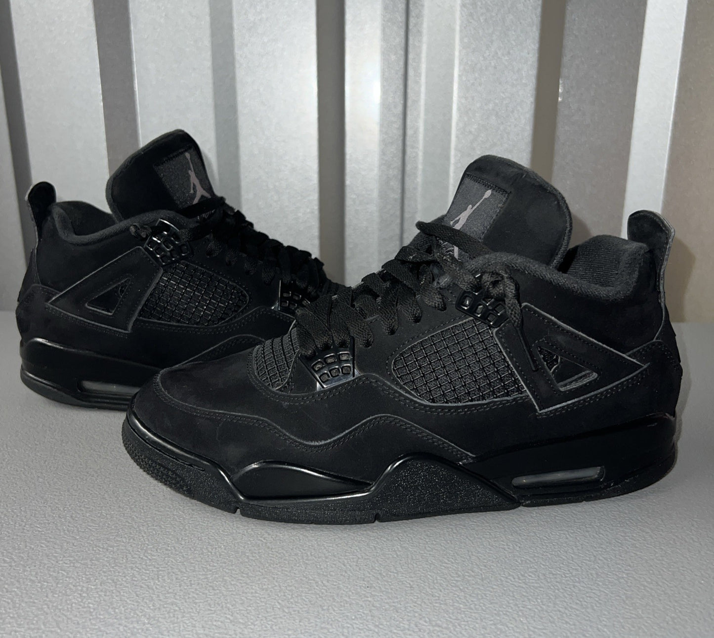 Size 10.5 - Jordan 4 Retro Mid Black Cat 2020