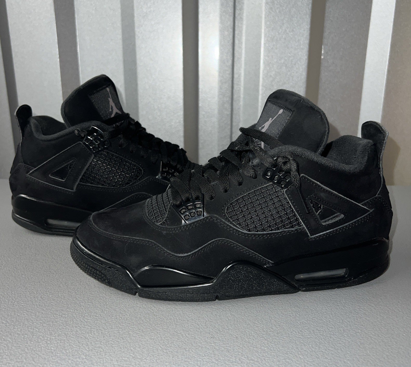 Size 10.5 - Jordan 4 Retro Mid Black Cat 2020