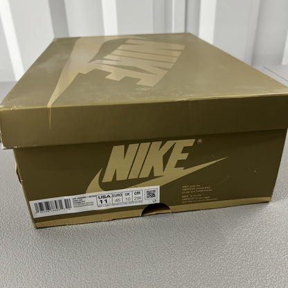 Size 11 - Air Jordan 1 Retro OG High Black Gold
