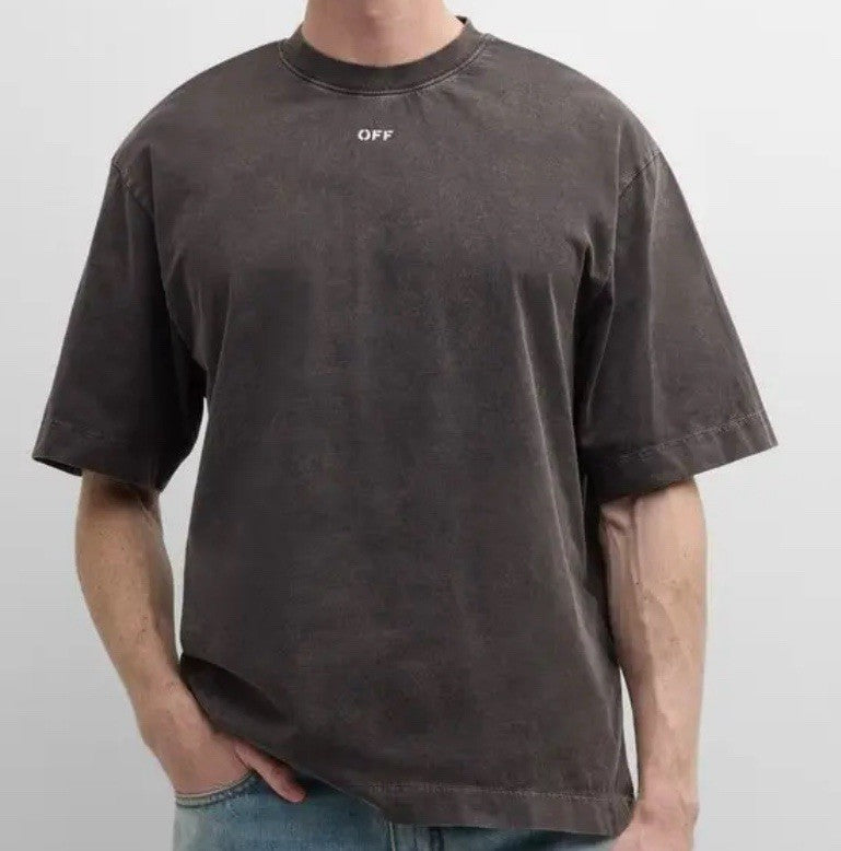 Size Small- OFF-WHITE  Saint Matthew Faded Skate Short Sleeve T-Shirt