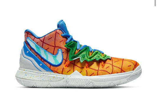 Size 7Y or 8.5 Wmns - Nike Kyrie 5 Spongebob Pineapple House GS