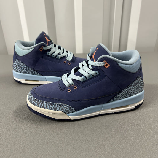 Size 8Y or 9.5 Wmns - Jordan 3 Retro Purple Dust (GS)