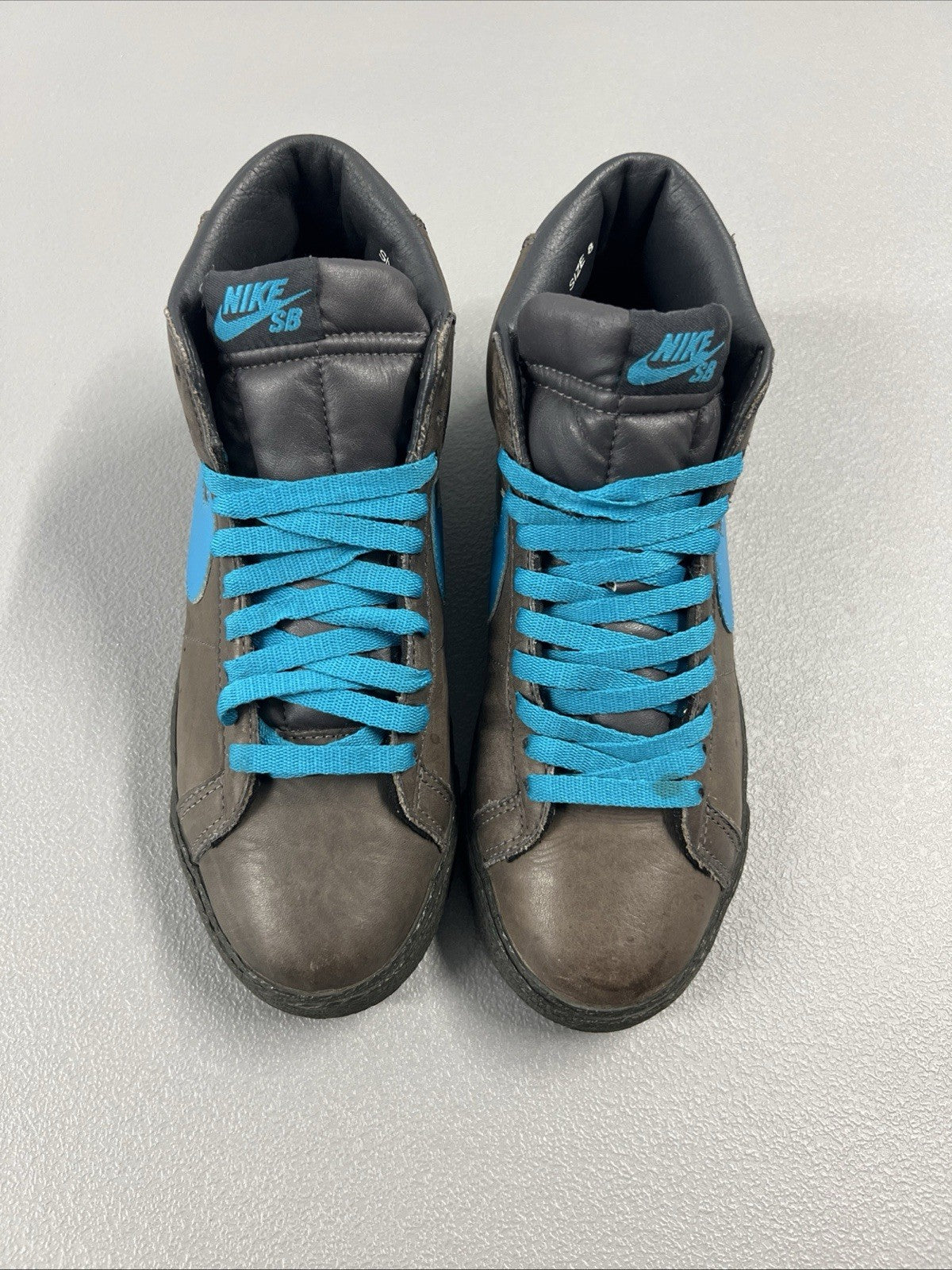 Size 8- Nike Blazer SB 'Midnight Fog, Aegean Blue’