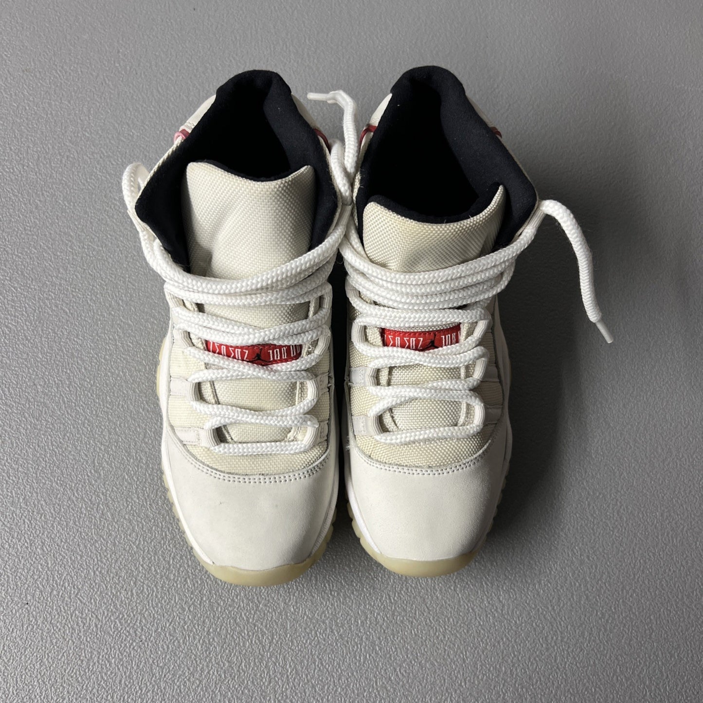 Size 6Y or 7.5 Wmns- Jordan 11 Retro Platinum Tint (GS)