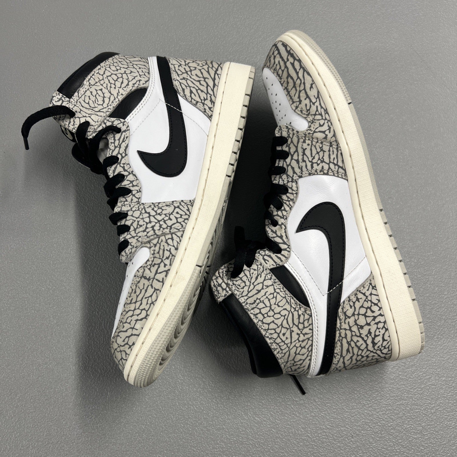 Size 12 - Air Jordan 1 Retro OG High White Cement