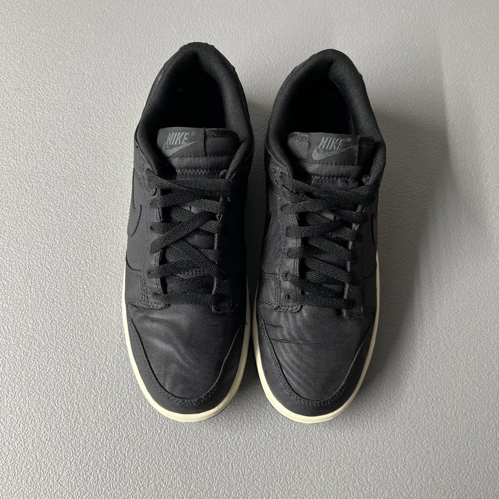 Size 8 Men’s or 9.5 Wmns - Nike Dunk Low ‘Black Canvas’
