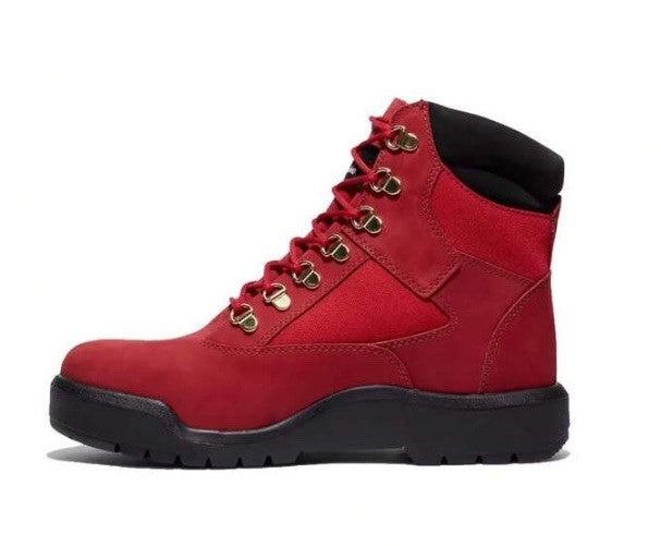 Size 4 - Timberland 6 Inch Field Boot ‘Dark Red Nubuck’ (Juniors)