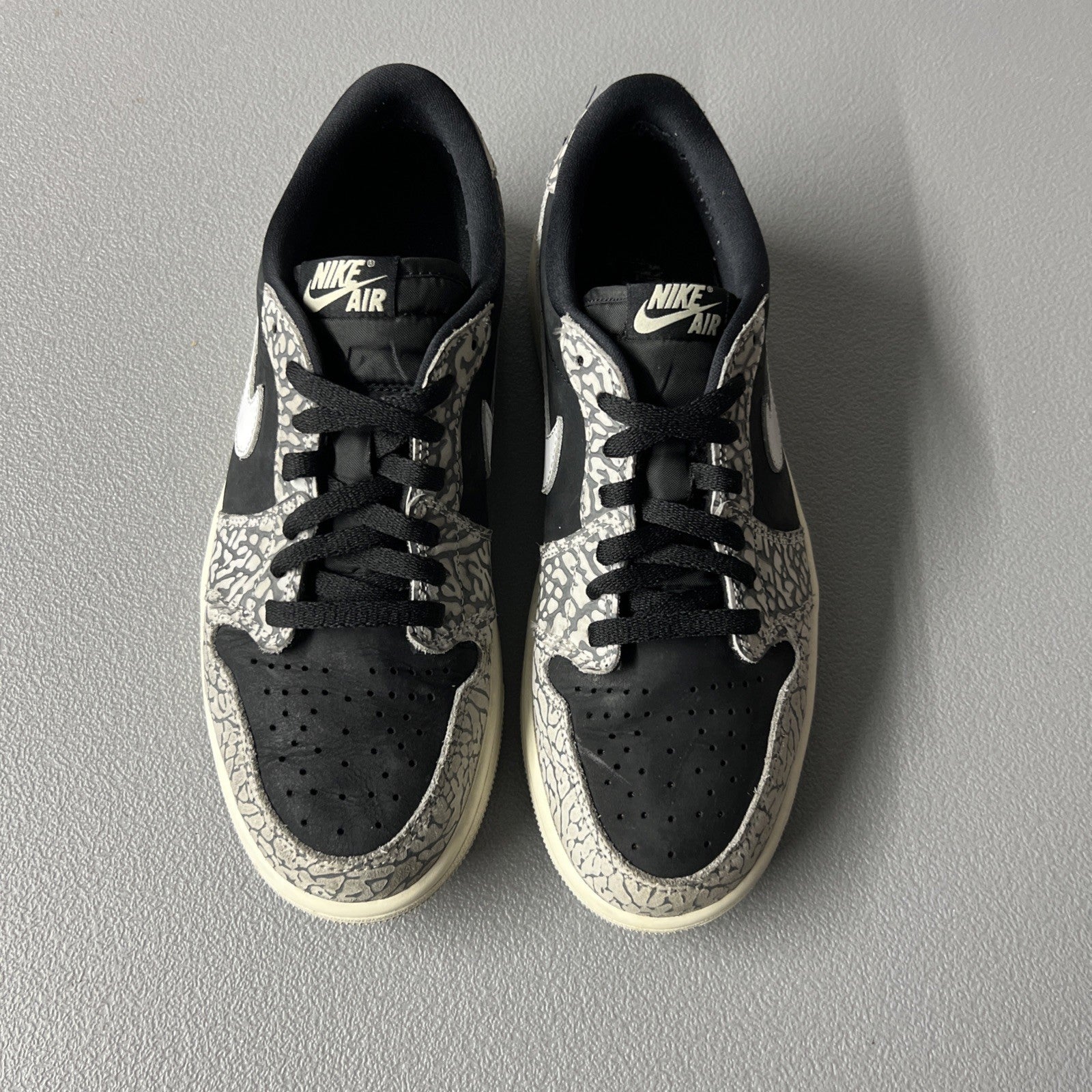 Size 9 Men’s or 10.5 Women’s - Jordan 1 Retro Low OG ‘Black Cement’