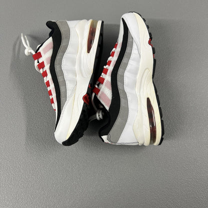 Size 5Y or 6.5 Wmns - Nike Air Max 95 (GS)  ‘White Cement Red’ 307565-104