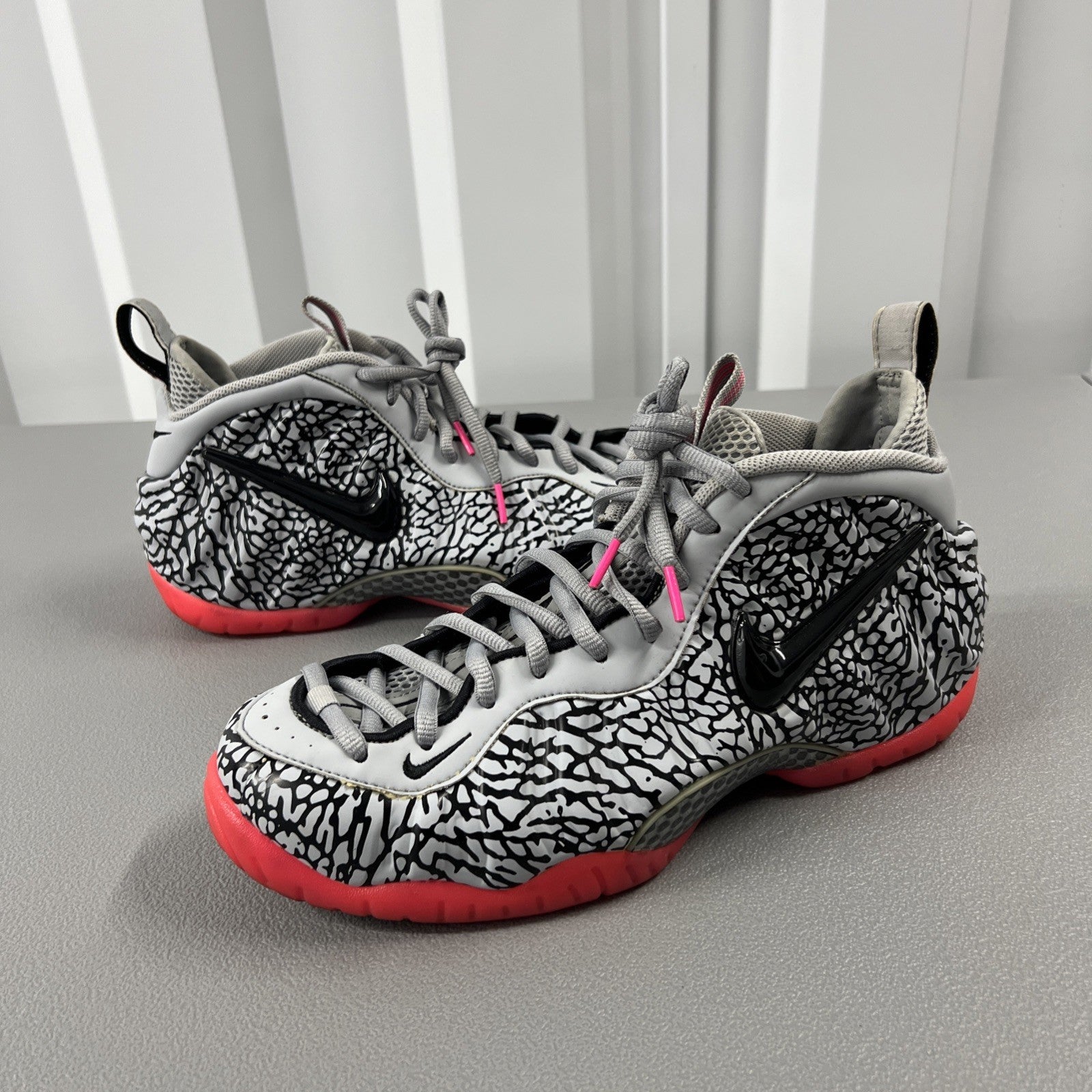 Size 10.5- Nike Air Foamposite Pro Elephant Print
