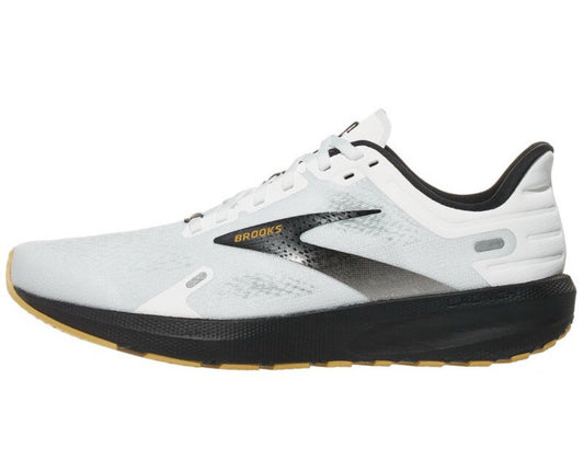 Size 7 -Brooks Launch 9 Running Shoes Women’s White Black Athletic Sneaker