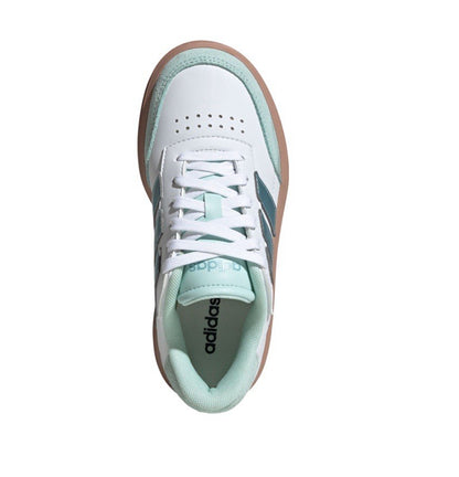 Size 6.5 Y or 8 Wmns- adidas Courtblock ‘Cloud White Halo Mint’