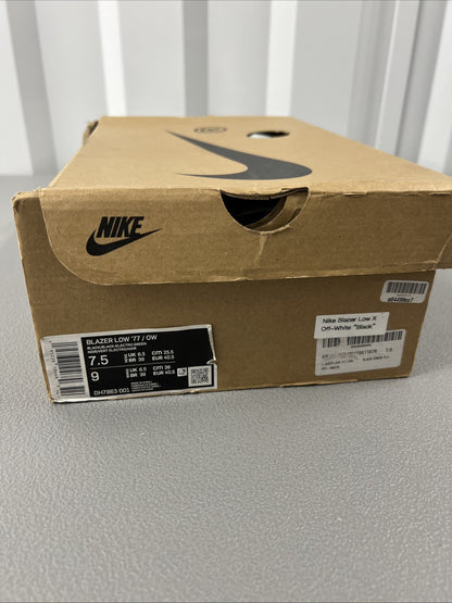 Size 7.5 - Nike Off-White x Blazer Low 'Black’