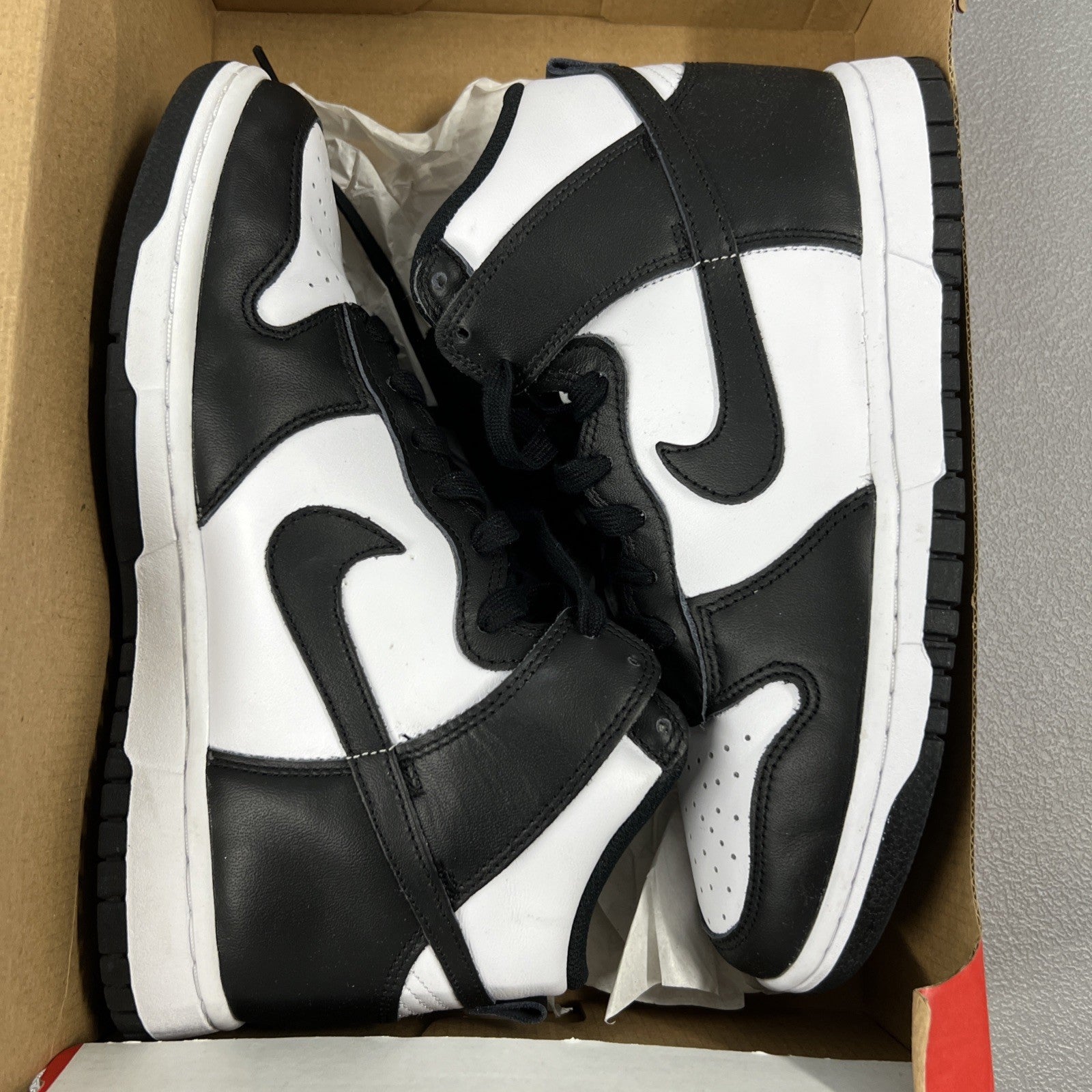Size 8 - Nike Dunk High Black White ‘Panda’ (Woman’s)