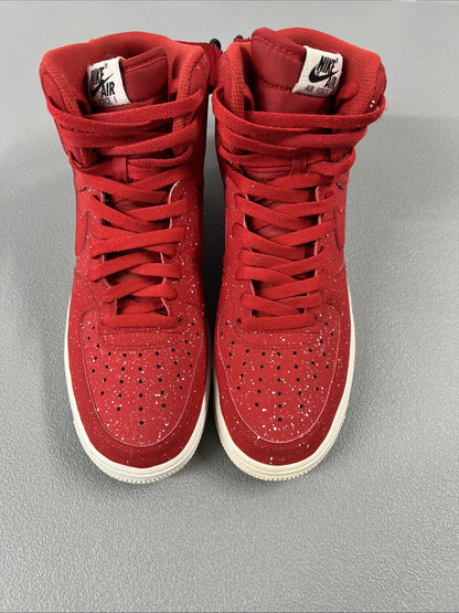 Size 9- Nike Air Force 1 High '07 'Gym Red' Men’s