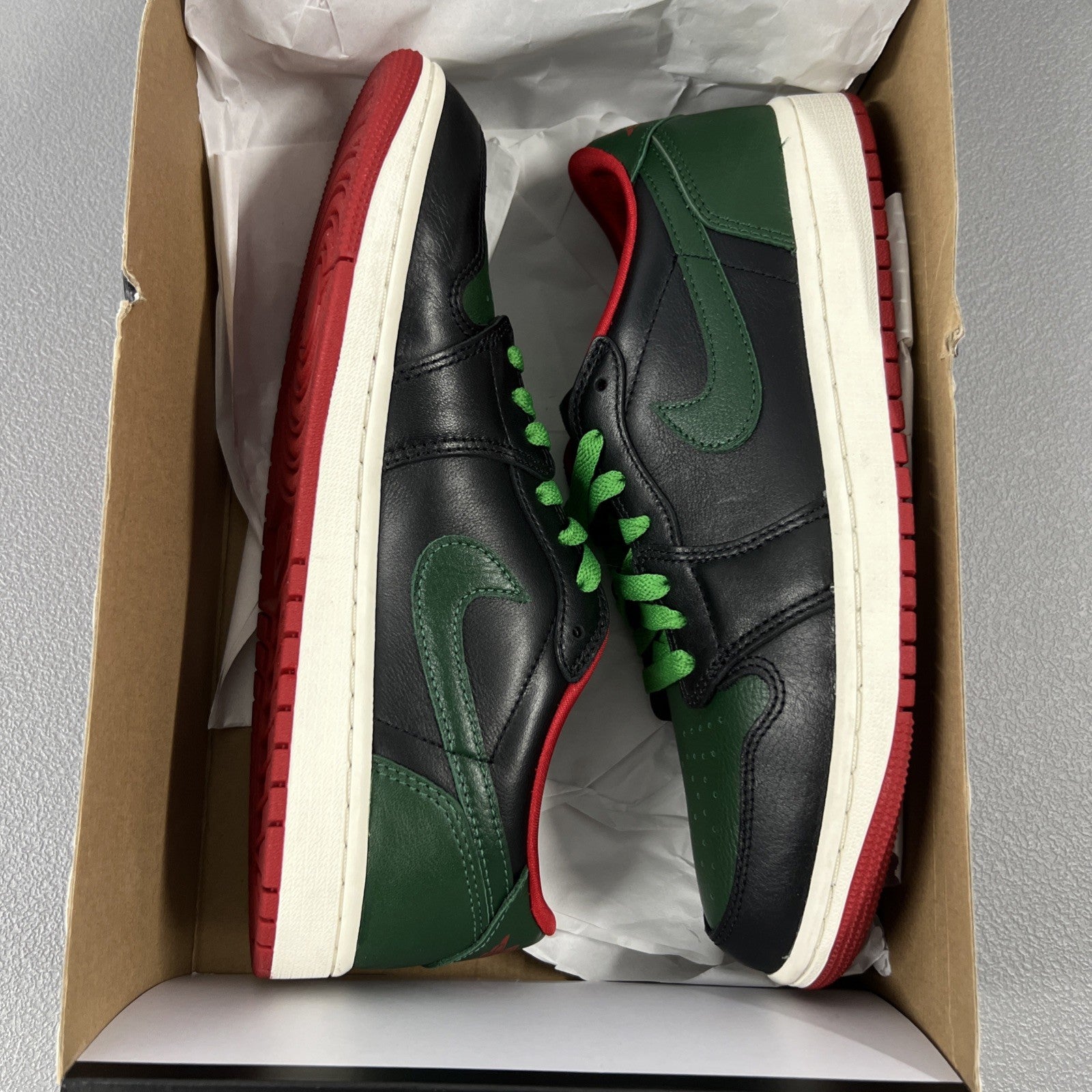 Size 10 - Air Jordan 1 Retro OG Low Wmns ‘Black Gorge Green’