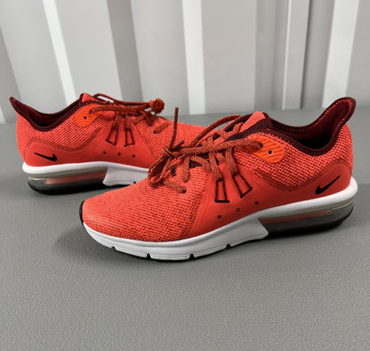 Size 7Y or 8.5 Wmns Nike Air Max Sequent 3 GS 'Team Red'