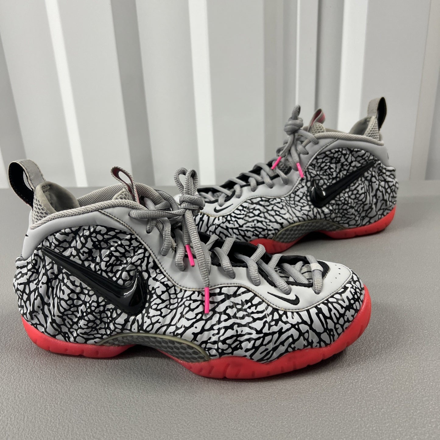 Size 10.5- Nike Air Foamposite Pro Elephant Print