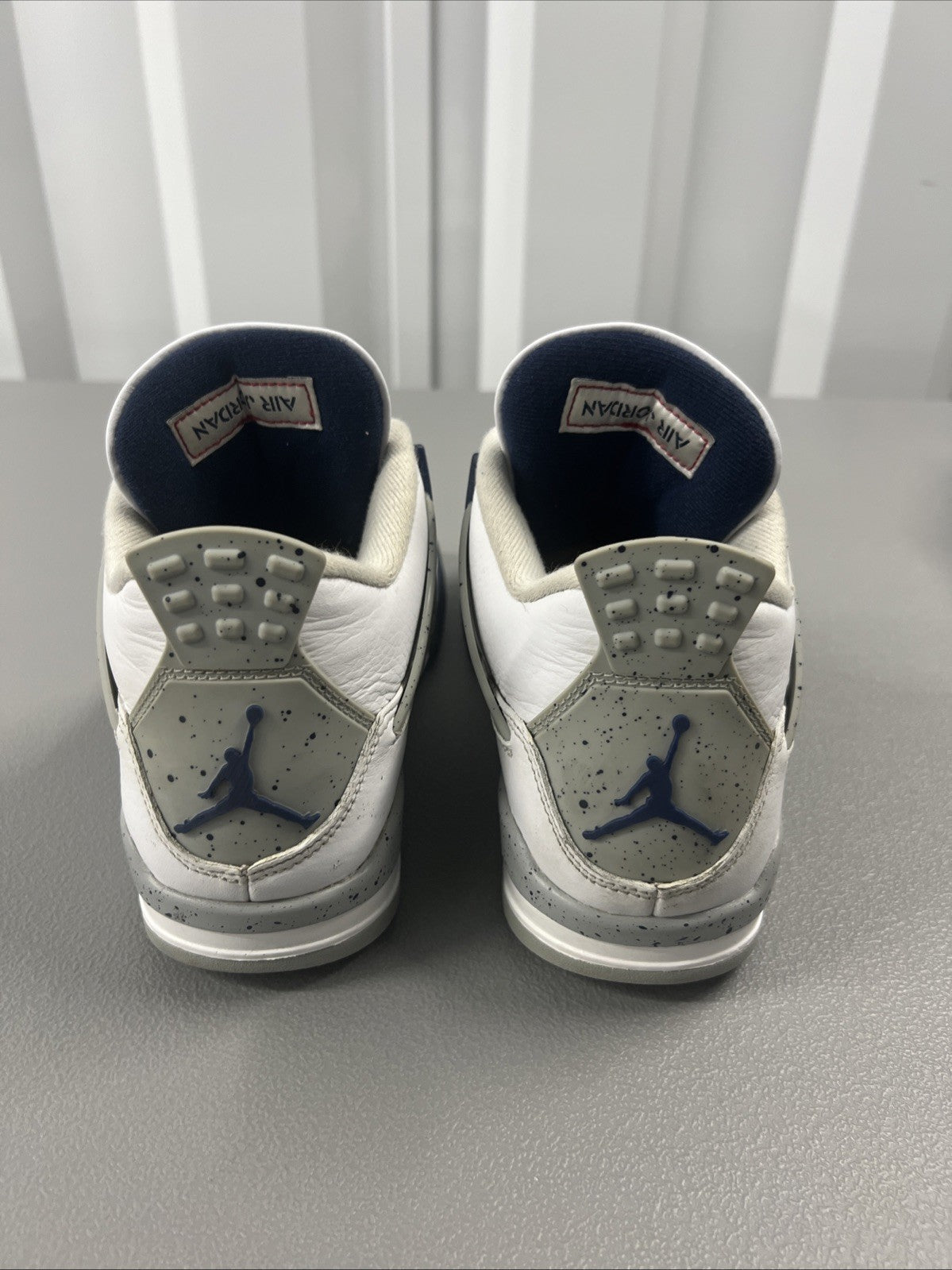 Size 7 - Jordan 4 Retro Mid Midnight Navy