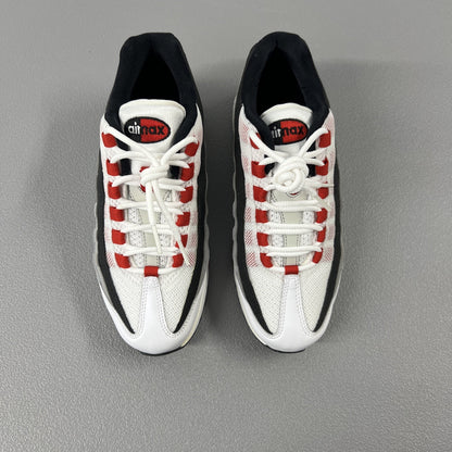 Size 5Y or 6.5 Wmns - Nike Air Max 95 (GS)  ‘White Cement Red’ 307565-104
