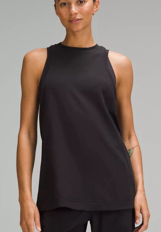 Size XS - Lululemon Long Cotton Crewneck Tank Top