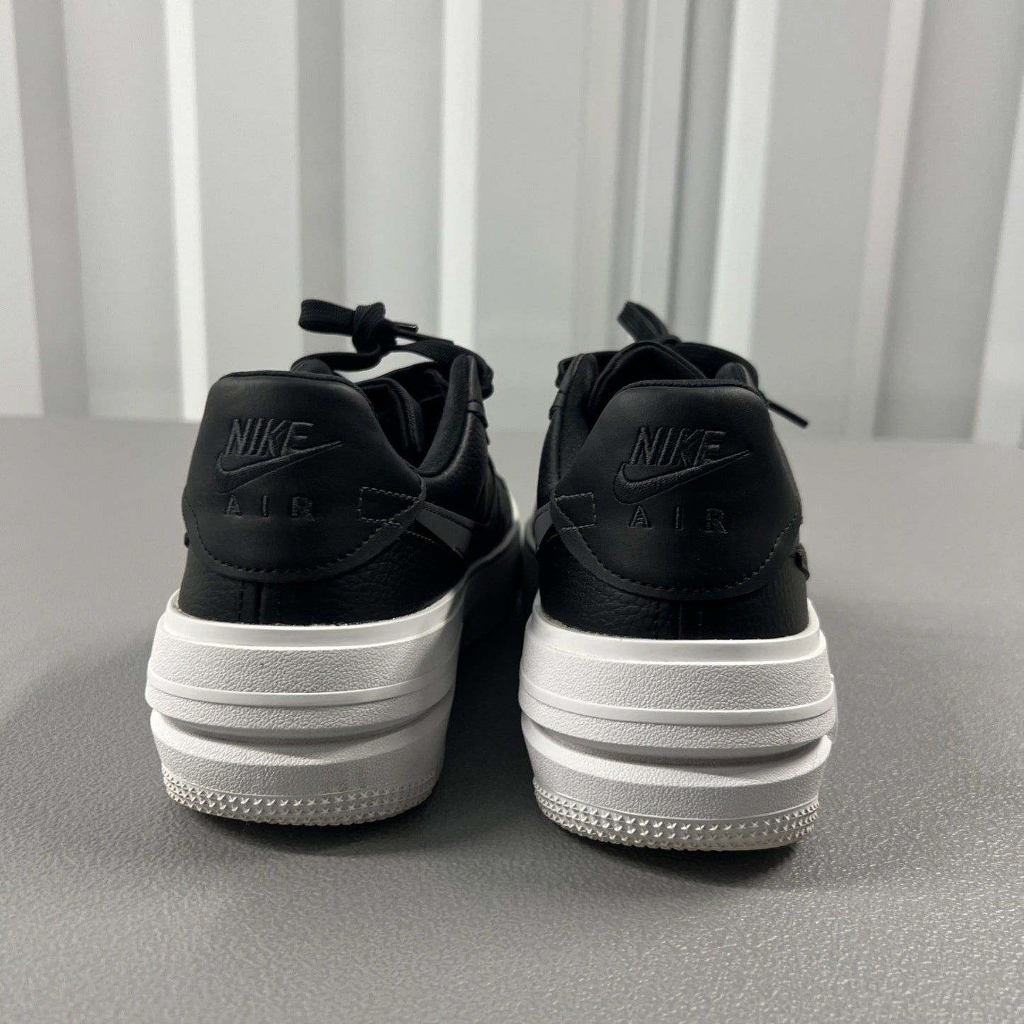 Size 9 - Nike Air Force 1 PLT.AF.ORM Black Wmns