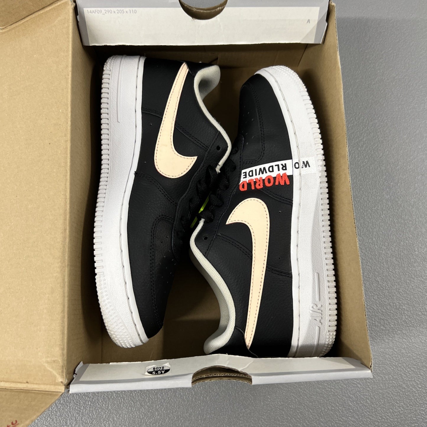 Size 5.5Y or 7 Wmns - Nike Air Force 1 LV8 1 'Worldwide Pack’ (GS)