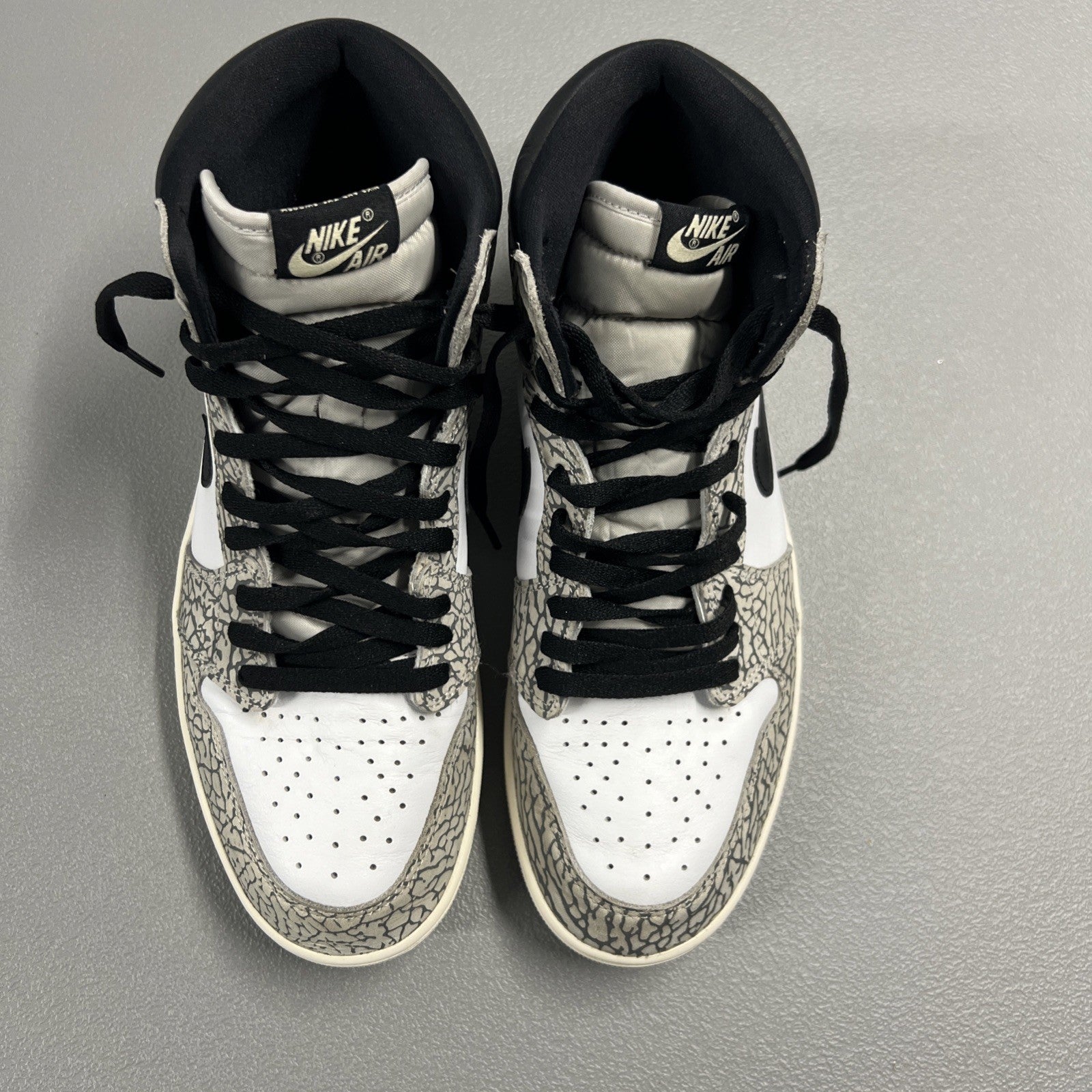 Size 12 - Air Jordan 1 Retro OG High White Cement