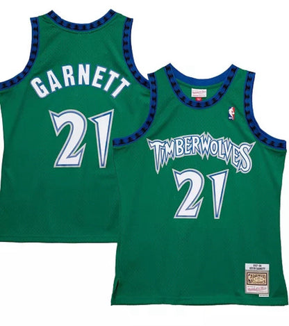Size M Mitchell and Ness Kevin Garnett 1997-98 Hardwood Classics Swingman Jersey