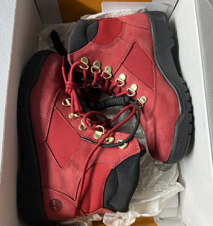 Size 4 - Timberland 6 Inch Field Boot ‘Dark Red Nubuck’ (Juniors)