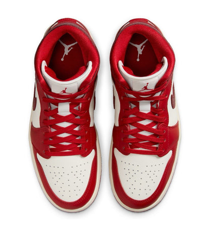 Size 11 Women’s or 9.5 Men’s- Air Jordan 1 Mid SE ‘Red Cracked Leather’