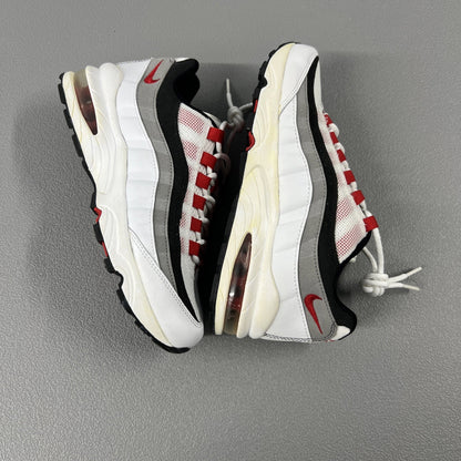 Size 5Y or 6.5 Wmns - Nike Air Max 95 (GS)  ‘White Cement Red’ 307565-104