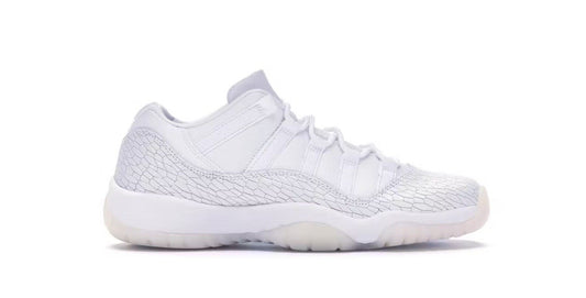 Size 5.5Y or 7 Wmns - Jordan 11 Retro Low Heiress Pure Platinum (GS) 897331-100