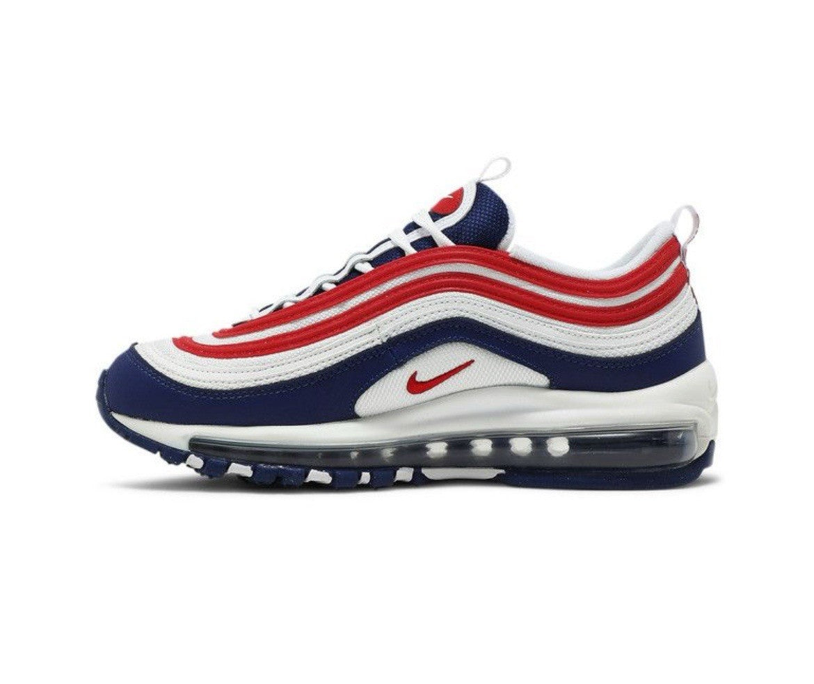 Size 4.5Y- Nike Air Max 97 ‘USA’ 🇺🇸White Red Royal (GS)
