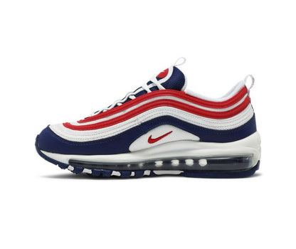 Size 4.5Y- Nike Air Max 97 ‘USA’ 🇺🇸White Red Royal (GS)