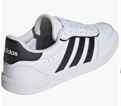 Size 8 - Adidas Breaknet Sleek Sneaker White, Black and Gold Metallic (Women’s)