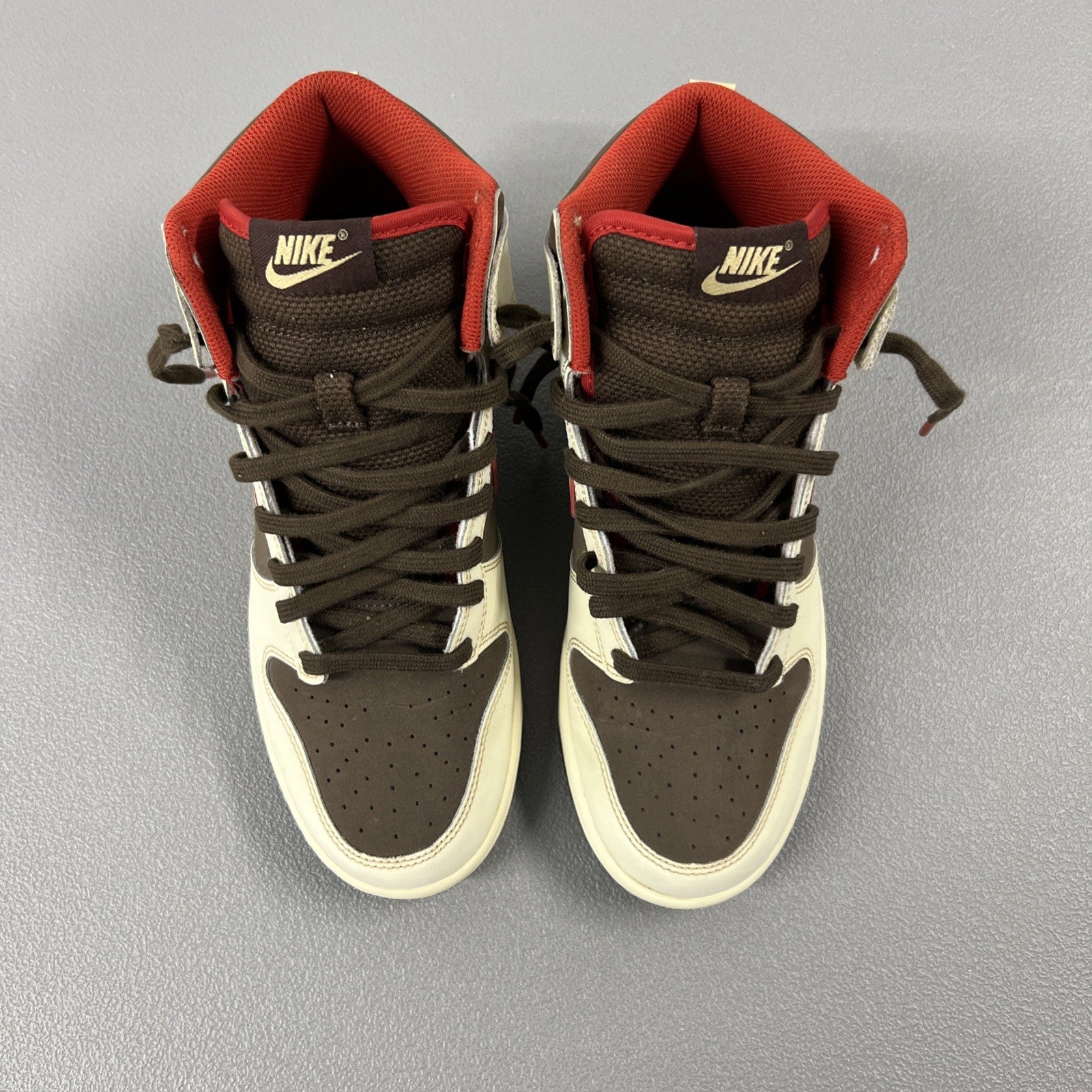 Size 8 Men’s or 9.5 Wmns Nike Dunk High SE ‘Baroque Brown’