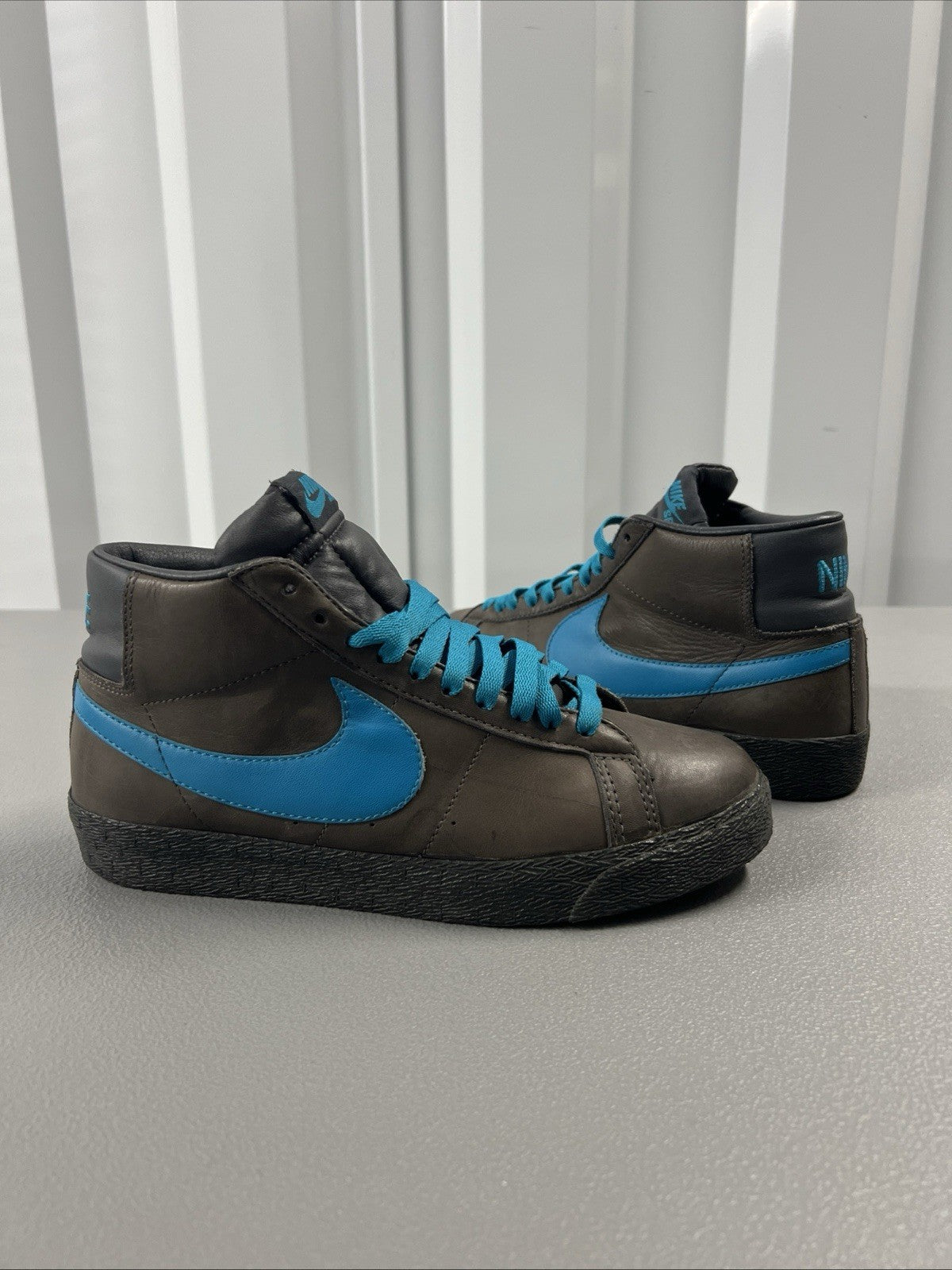 Size 8- Nike Blazer SB 'Midnight Fog, Aegean Blue’