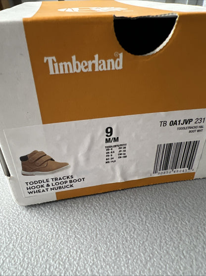 Size 9- Timberland Boys Toddler Tracks Boots