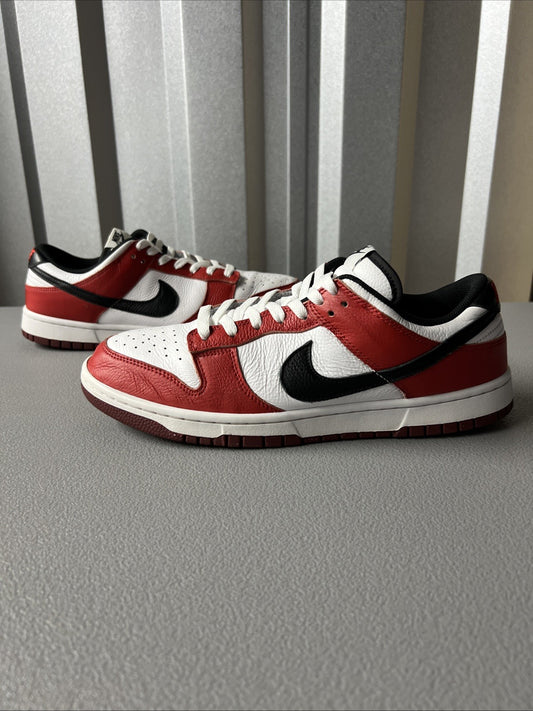 Size 11.5-Nike Dunk Custom ID By You Red, Black, and white Men’s