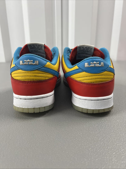 Size 8.5 - Nike Dunk Low QS LeBron James Fruity Pebbles
