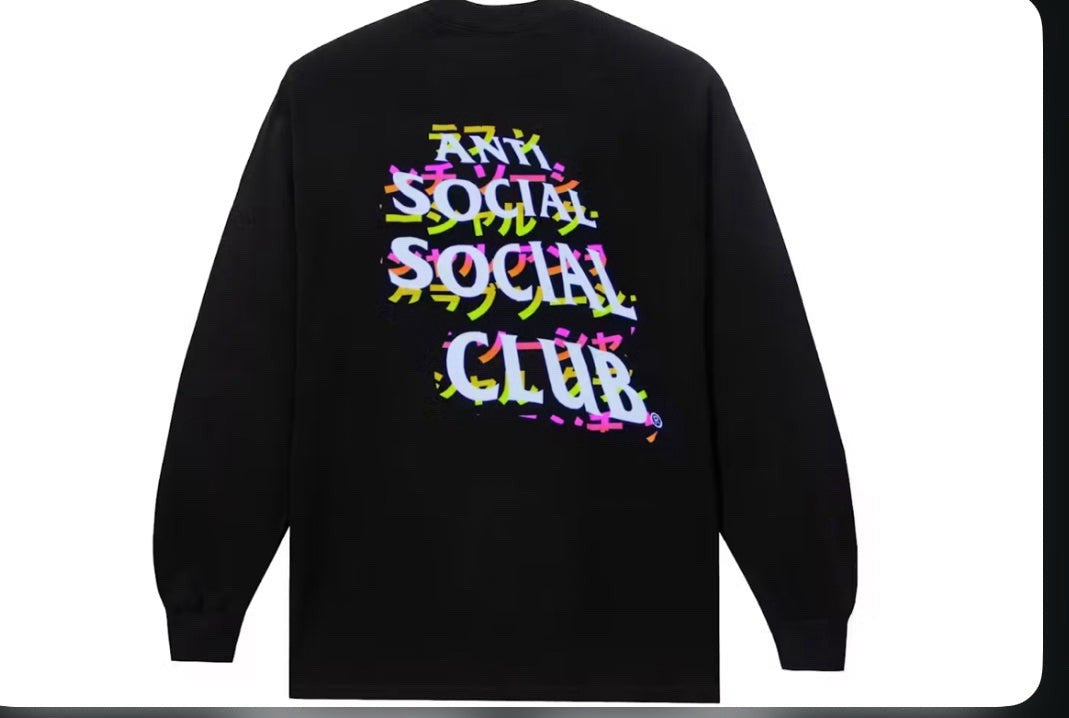 Size Medium - Anti Social Social Club Twisted Quickness Long sleeve T-shirt