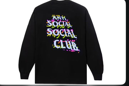 Size Medium - Anti Social Social Club Twisted Quickness Long sleeve T-shirt