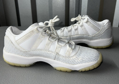 Size 5.5Y or 7 Wmns - Jordan 11 Retro Low Heiress Pure Platinum (GS) 897331-100