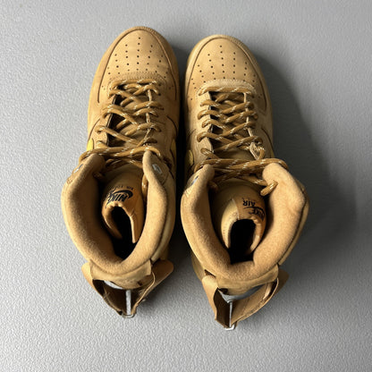Size 8.5 Men’s or 10 Wmns- Nike Air Force 1 High ‘Flax’