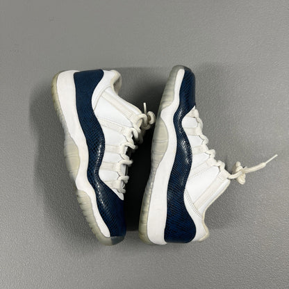 Size 6Y - Jordan 11 Retro Low GS 'Navy Snakeskin' 2019